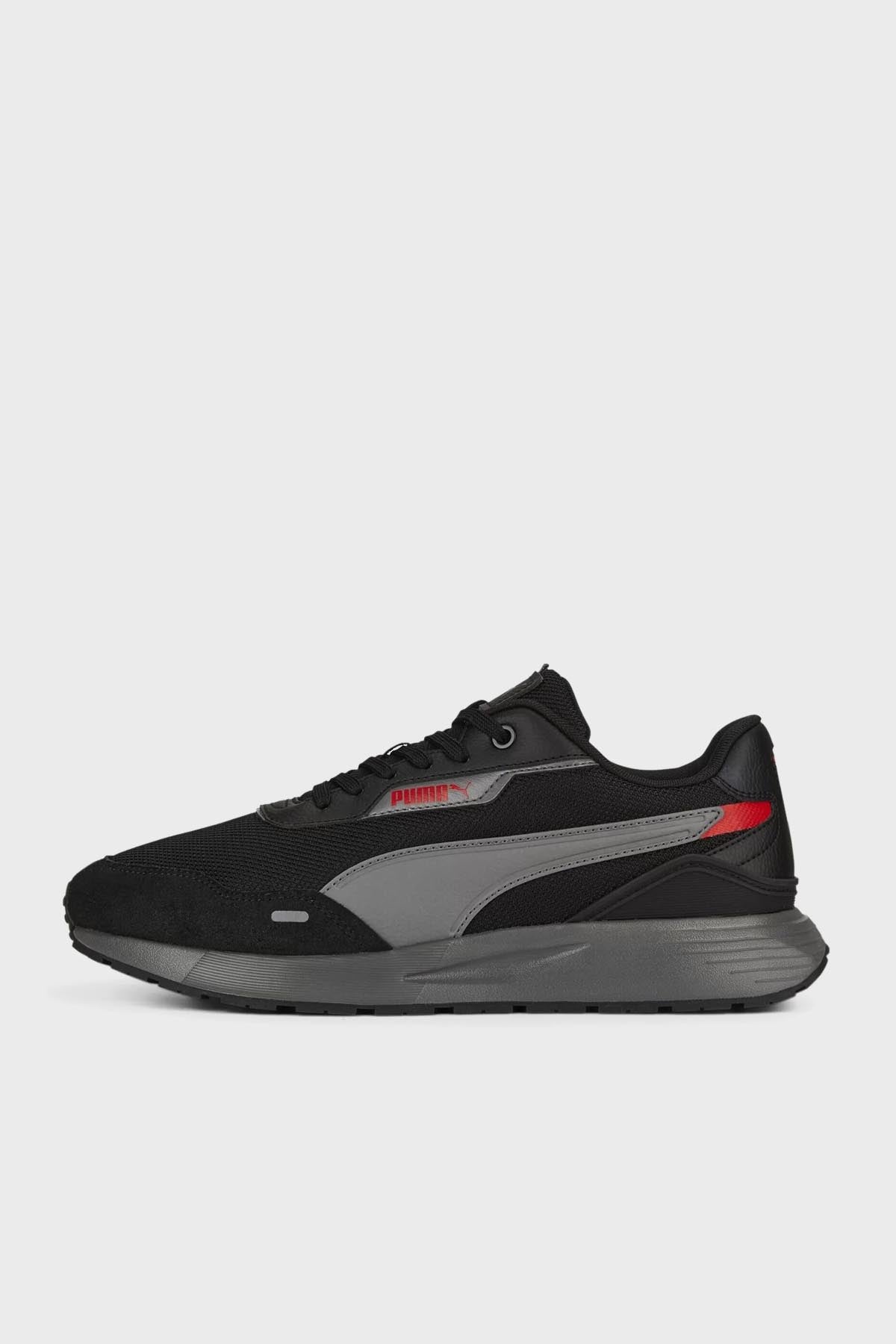 Puma Runtamed Logolu Fileli Günlük Sneaker Erkek Ayakkabı 39125005 SİYAH