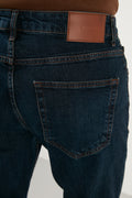 Buratti Pamuklu Yüksek Bel Slim Fit Boru Paça Jeans Erkek Kot Pantolon 4103M109TEXAS KOYU MAVİ
