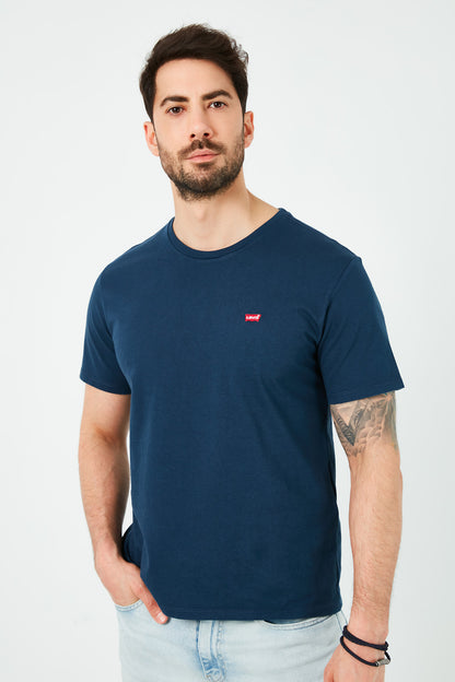 Levi's Regular Fit Bisiklet Yaka % 100 Pamuk Erkek T Shirt 56605-0077 LACİVERT