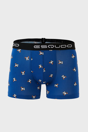 Esqudo Pamuklu Desenli Streç Erkek Boxer 643001 SAKS