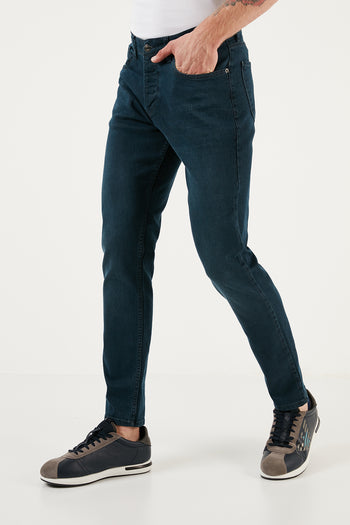 Buratti Pamuklu Normal Bel Düz Paça Regular Fit Jeans Erkek Kot Pantolon 6440302 MAVİ