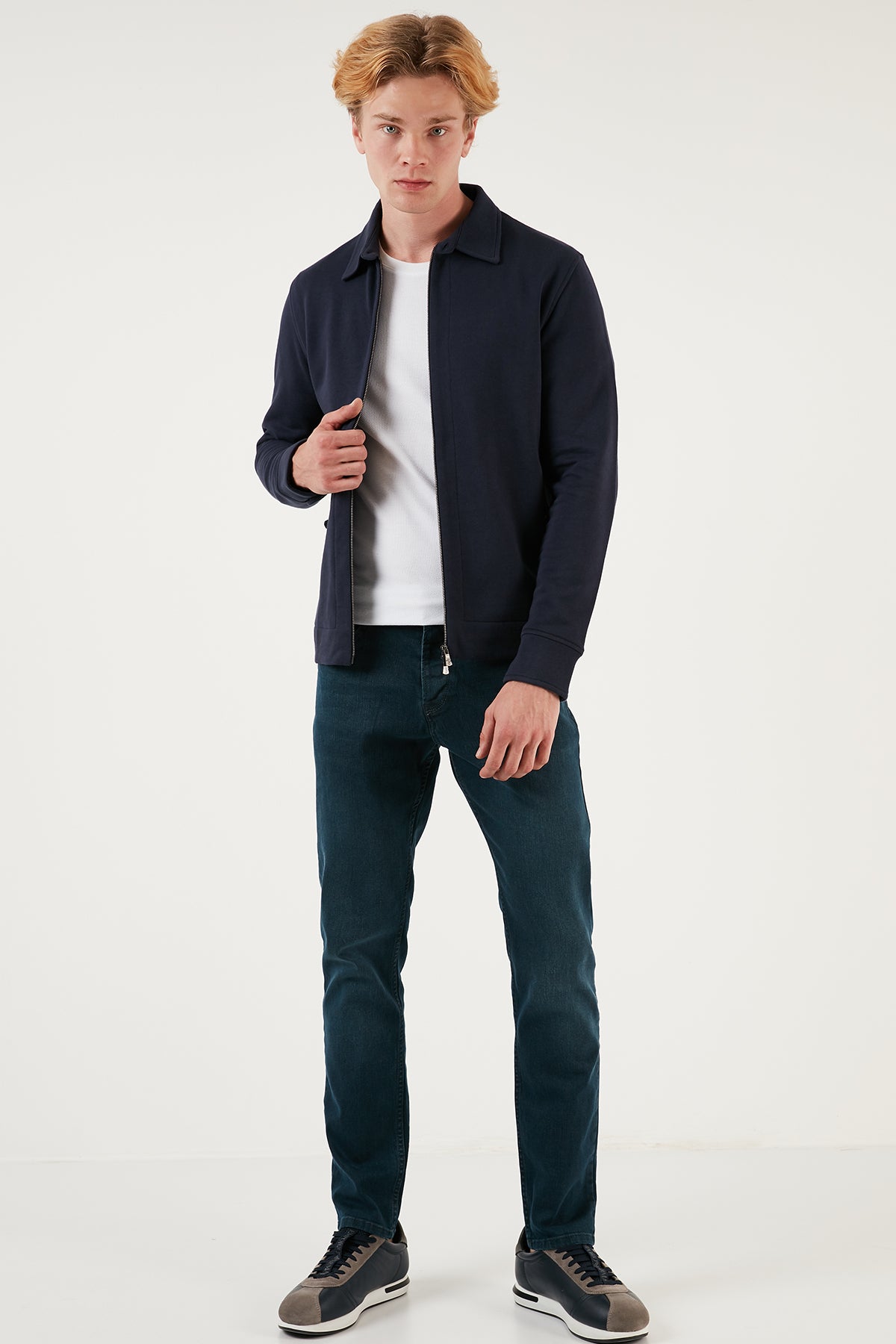 Buratti Pamuklu Normal Bel Düz Paça Regular Fit Jeans Erkek Kot Pantolon 6440302 MAVİ