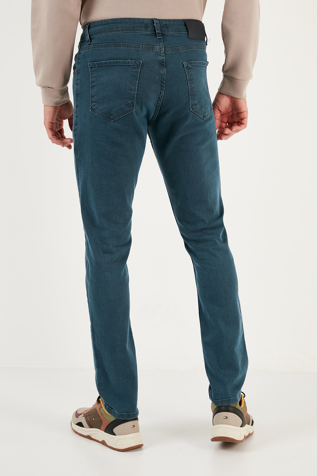 Buratti Pamuklu Normal Bel Düz Paça Regular Fit Jeans Erkek Kot Pantolon 6440302 HAKİ