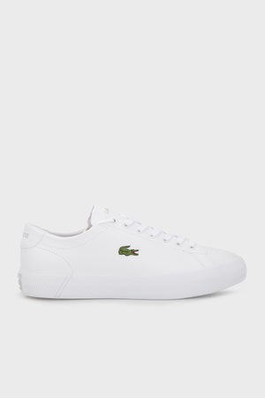 Lacoste Logolu Deri Sneaker Erkek Ayakkabı 741CMA0014 21G BEYAZ