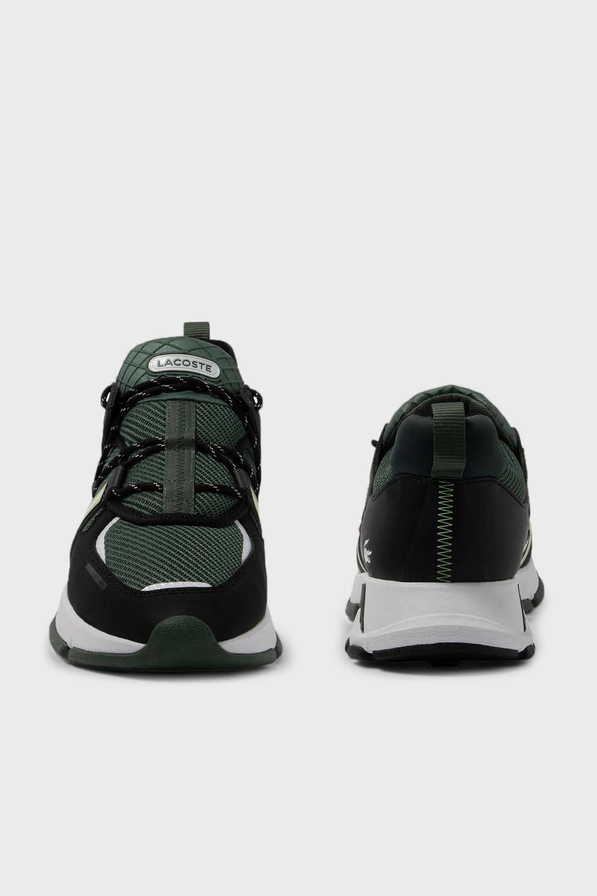 Lacoste Logolu Sneaker Erkek Ayakkabı 746SMA0002 GB1 YEŞİL-SİYAH