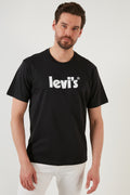 Levi's Logolu Relaxed Fit Bisiklet Yaka % 100 Pamuk Erkek T Shirt A2082-0030 SÄ°YAH