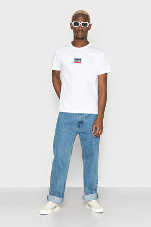 Levi's % 100 Pamuk Regular Fit Bisiklet Yaka Erkek T Shirt A2823-0189 BEYAZ