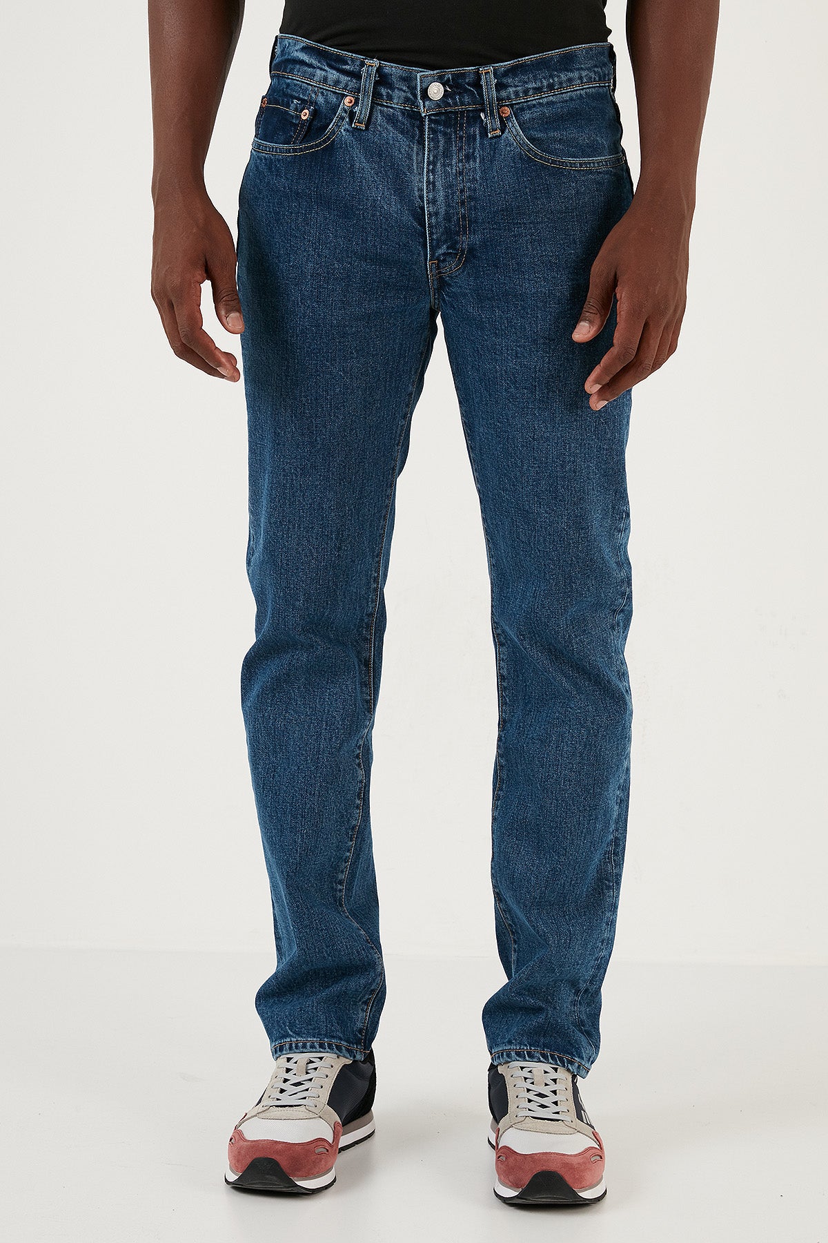 Levi's TR 514 Pamuklu Straight Fit Düz Paça Jeans Erkek Kot Pantolon A4906-0004 KOYU MAVİ