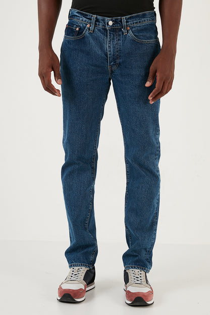 Levi's TR 514 Pamuklu Straight Fit Düz Paça Jeans Erkek Kot Pantolon A4906-0004 KOYU MAVİ