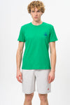 United Colors Of Benetton Logolu Bisiklet Yaka Erkek T Shirt BNTM099R YEŞİL