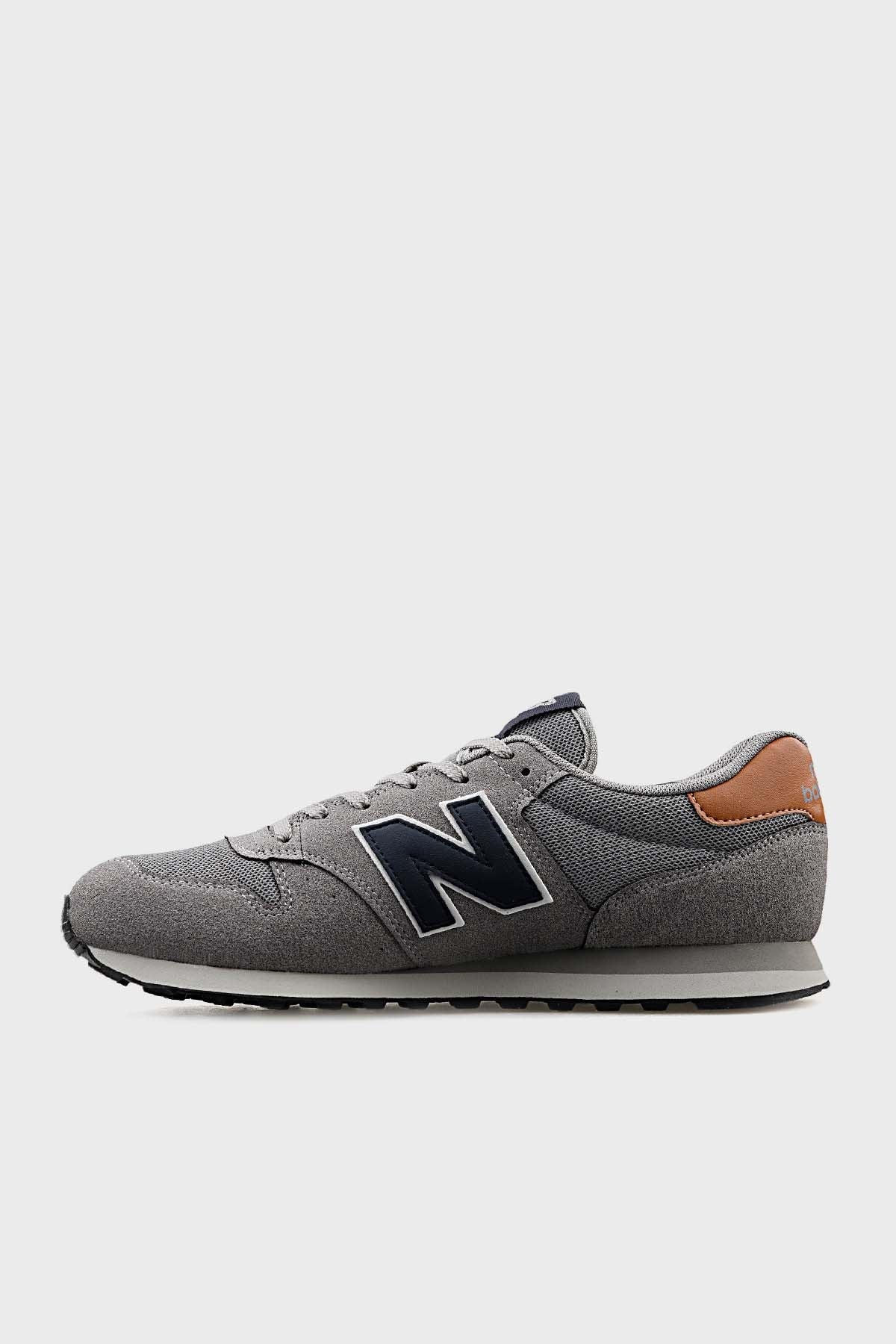 New Balance NB Lifestyle Logolu Fileli Sneaker Erkek Ayakkabı GM500TSN GRİ
