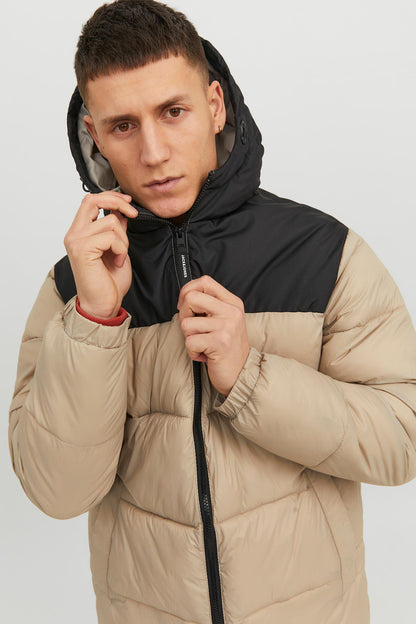 Jack & Jones Essentials Jjetoby Rüzgara Dayanıklı Şişme Erkek Mont 12235859 TAŞ