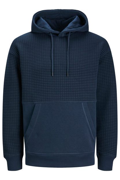 Jack & Jones Core Jcoblack Relaxed Fit Kapüşonlu Erkek Sweat 12245407 LACİVERT