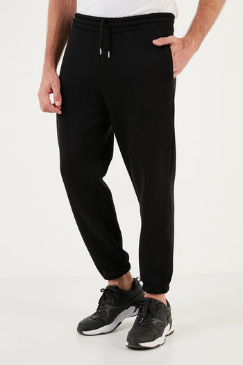 Buratti Pamuklu Belden Bağlamalı Relaxed Fit Jogger Erkek Eşofman Altı 5908015 SİYAH