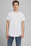 Jack & Jones Essentials Organik Pamuklu Regular Fit Bisiklet Yaka Erkek T Shirt 12113648 BEYAZ