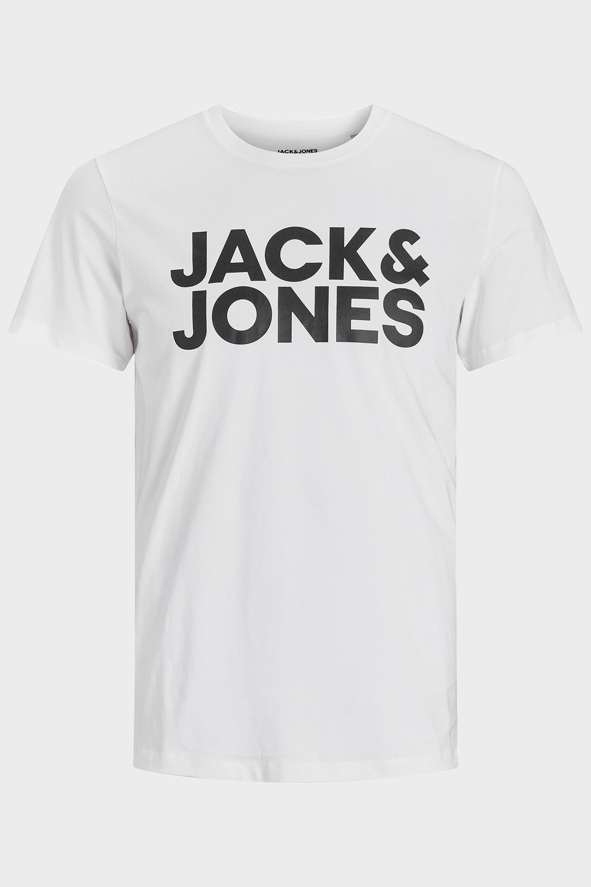 Jack & Jones Essentials Jjecorp Pamuklu Slim Fit Bisiklet Yaka Erkek T Shirt 12151955 BEYAZ-BEYAZ