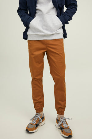 Jack & Jones Studio Jpstgordon Pamuklu Regular Fit Jogger Spor Erkek Pantolon 12212132 KAHVE