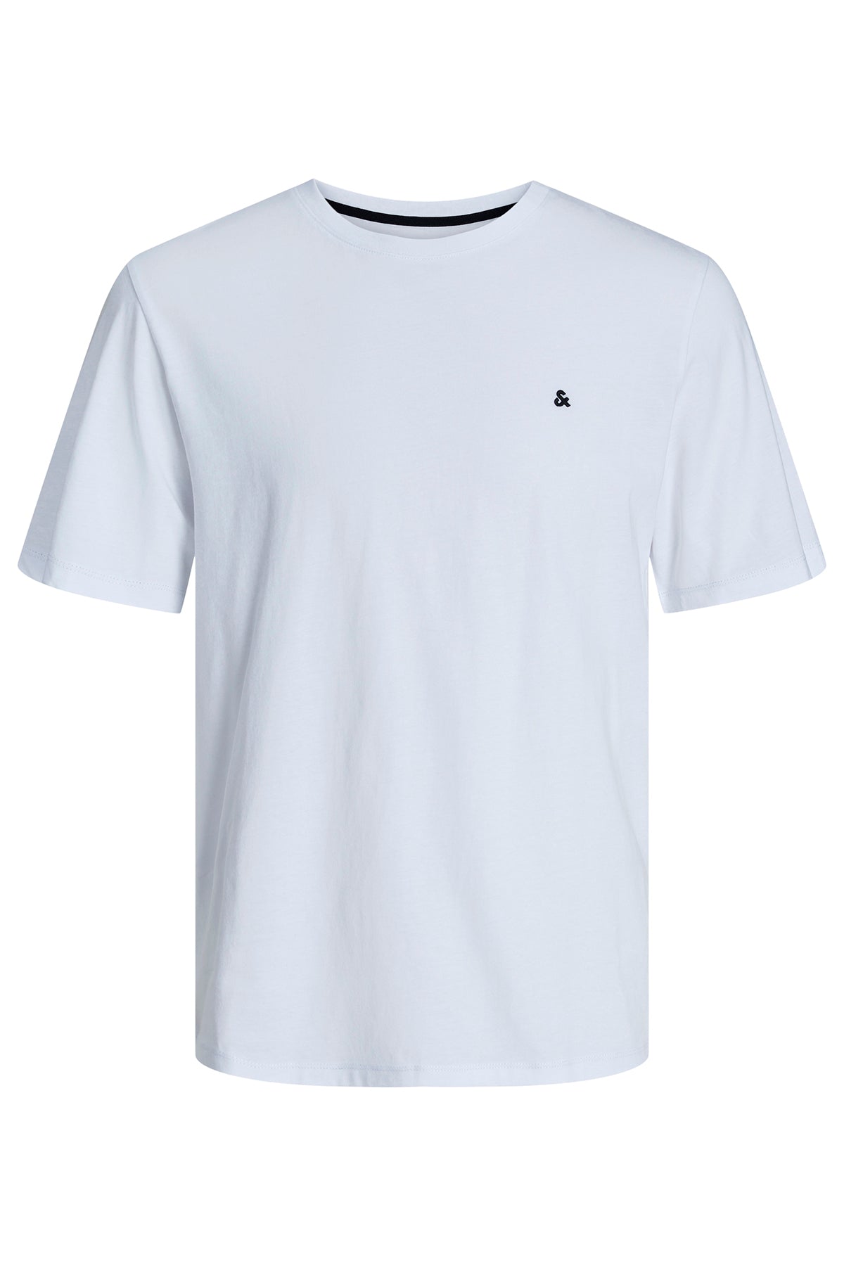 Jack & Jones Essentials Jjepaulos Pamuklu Bisiklet Yaka Erkek T Shirt 12245087 BEYAZ