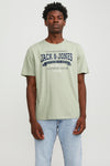 Jack & Jones Essentials Jjelogo Pamuklu Bisiklet Yaka Erkek T Shirt 12246690 AÇIK YEŞİL