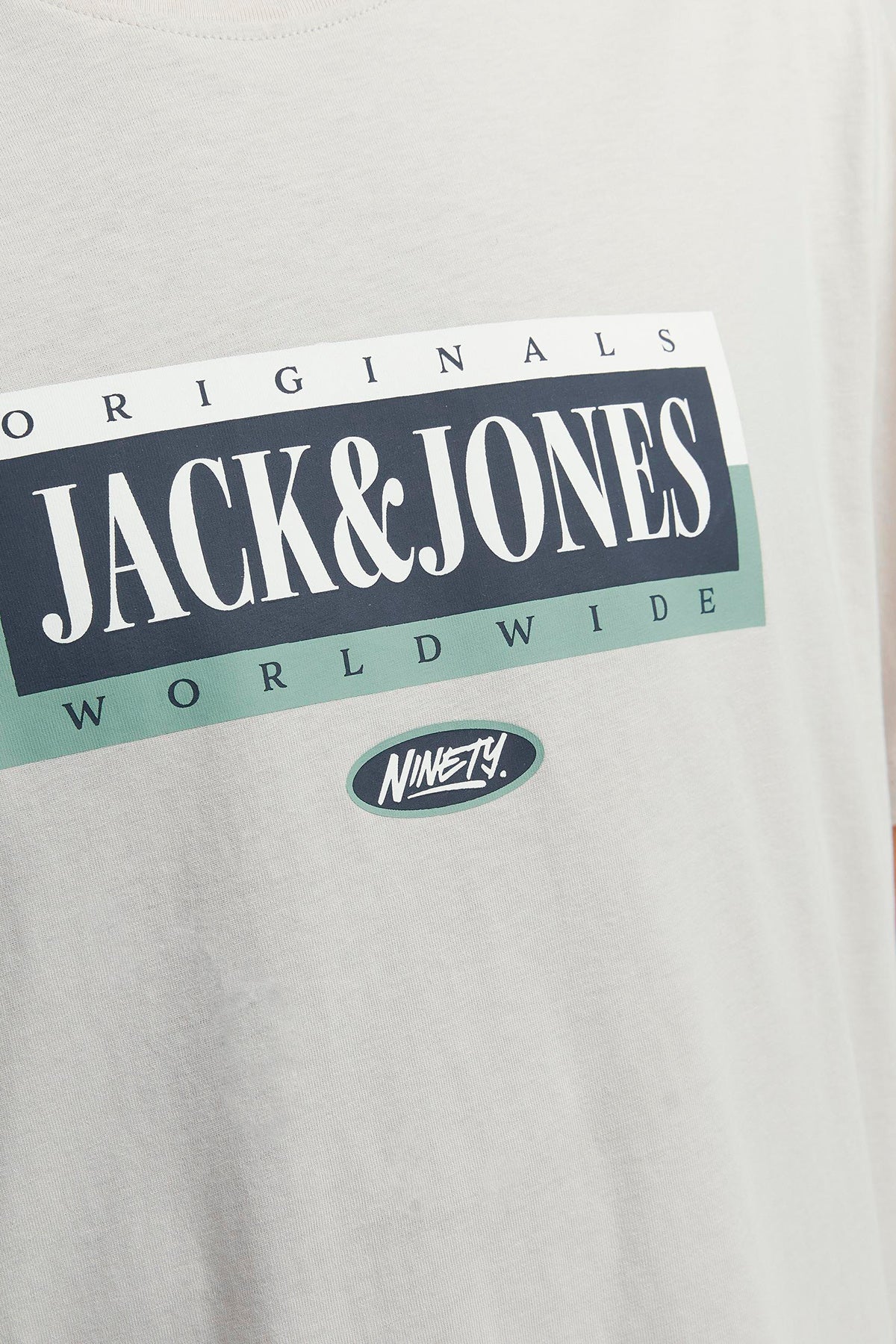 Jack  &Jones Originals Jorcobin Pamuklu Bisiklet Yaka Erkek T Shirt 12250411 TAŞ