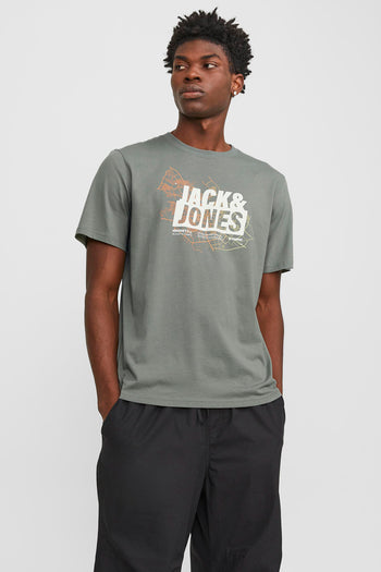 Jack & Jones Core Jcomap Pamuklu Bisiklet Yaka Erkek T Shirt 12252376 YEŞİL