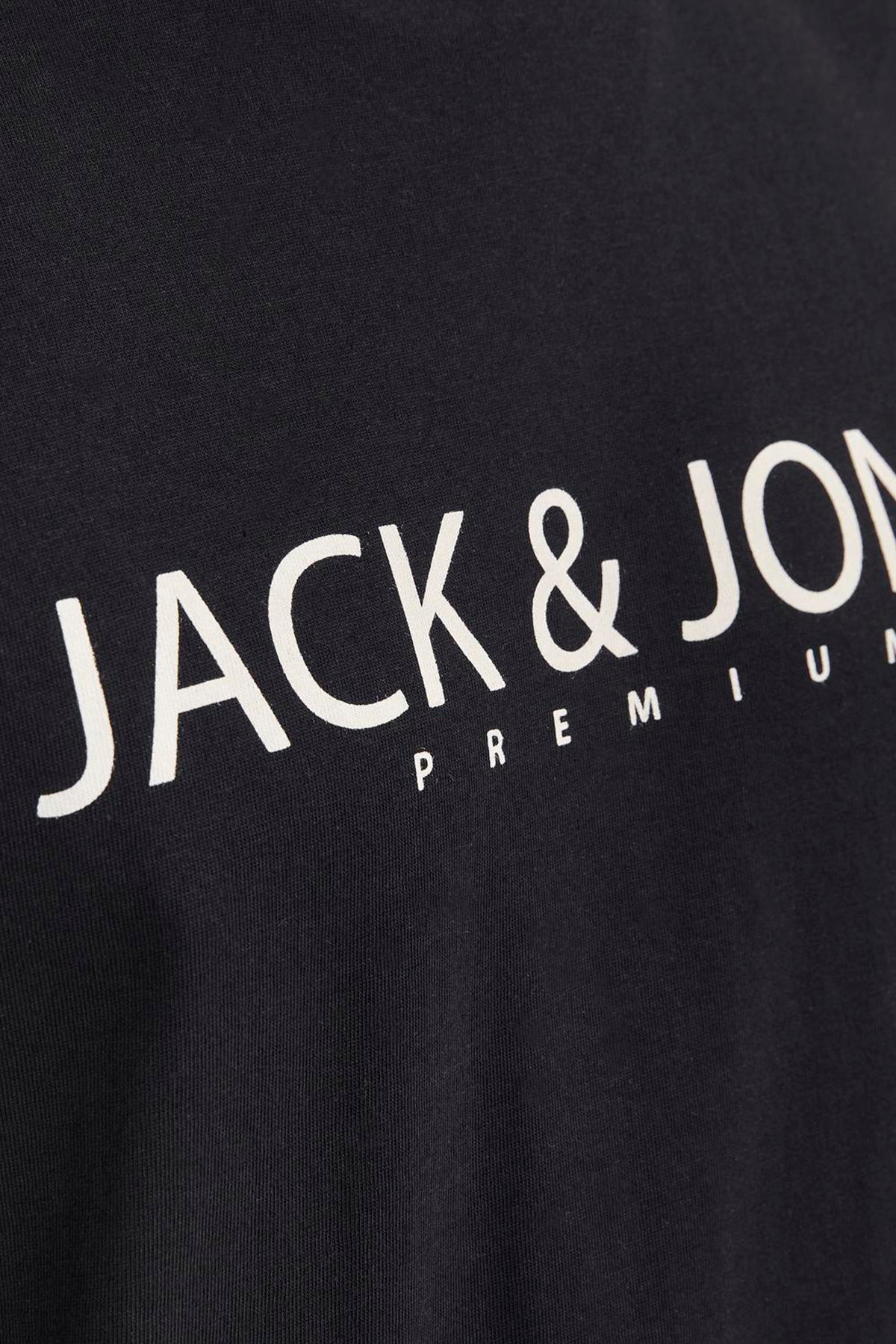 Jack & Jones Premium Jprblajack Pamuklu Bisiklet Yaka Erkek T Shirt 12256971 SİYAH