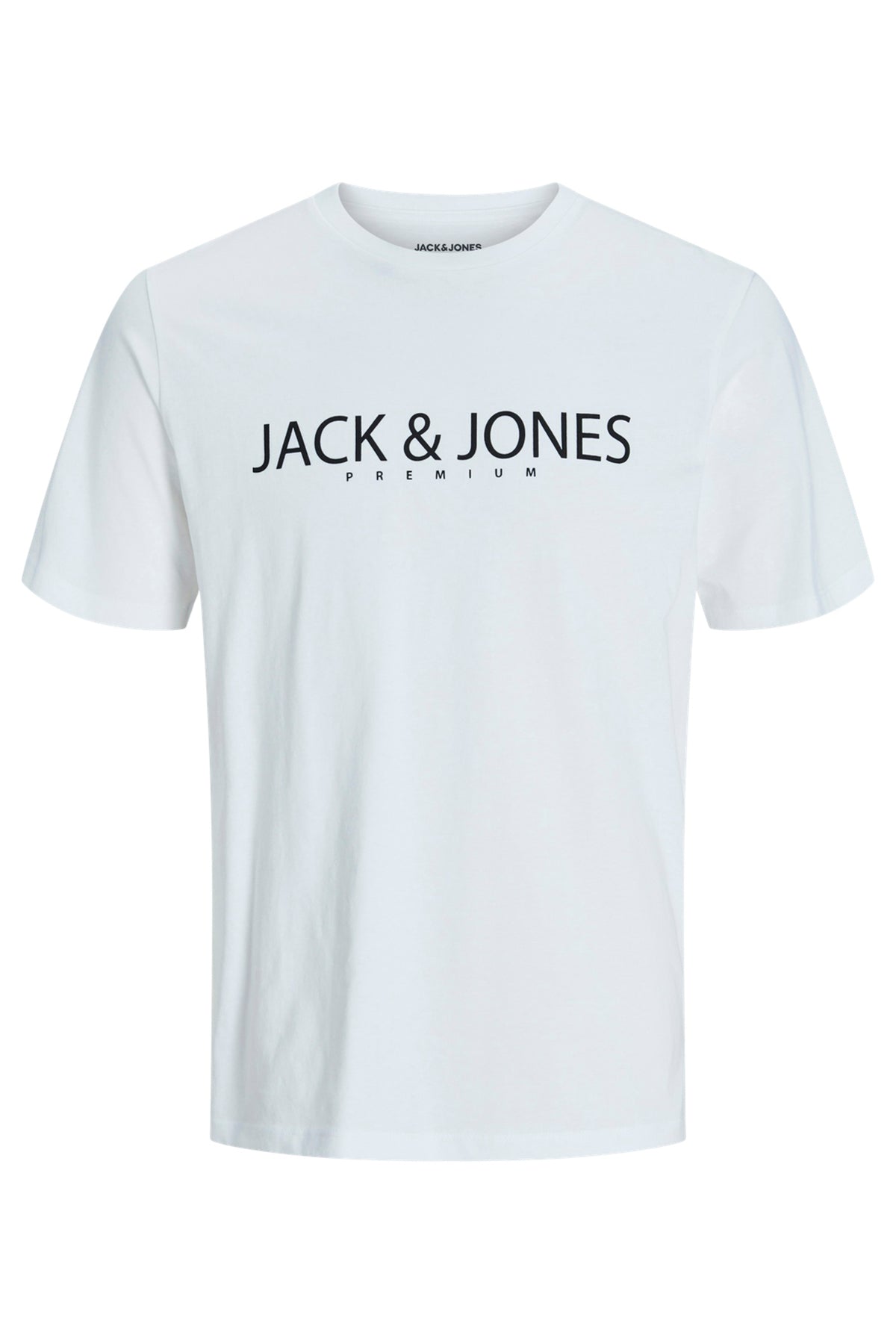 Jack & Jones Premium Jprblajack Pamuklu Bisiklet Yaka Erkek T Shirt 12256971 BEYAZ