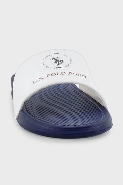 U.S. Polo Assn Düz Erkek Terlik PEARL 3FX BEYAZ