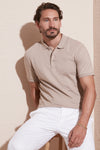 Buratti Pamuklu Regular Fit Düğmeli Erkek Polo T Shirt 4362050 TAŞ