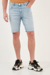 Buratti Pamuklu Normal Bel Slim Fit Kot Erkek Short 4501F031IBIZA AÇIK MAVİ