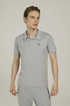 Lumberjack Regular Fit Erkek Polo Yaka T Shirt M-CT461 4FX GRİ