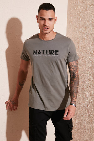 Buratti Erkek T Shirt 541NATURE AÇIK HAKİ