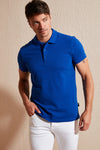 Buratti % 100 Pamuk Düğmeli Regular Fit Erkek Polo T Shirt 5902127 SAKS