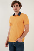 Buratti % 100 Pamuk Düğmeli Regular Fit Erkek Polo T Shirt 5902134 HARDAL