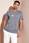 Buratti % 100 Pamuk Regular Fit Bisiklet Yaka Erkek T Shirt 5902622 AÇIK HAKİ