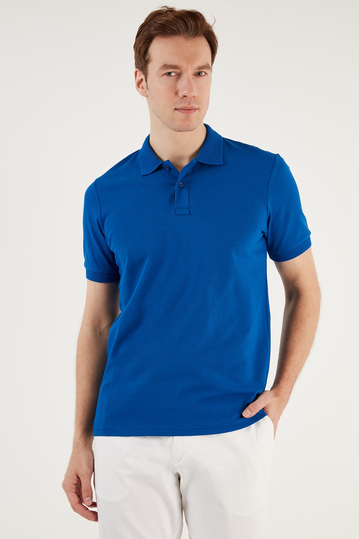 Buratti Pamuklu Regular Fit Düğmeli Erkek Polo Yaka T Shirt 5902739 SAKS