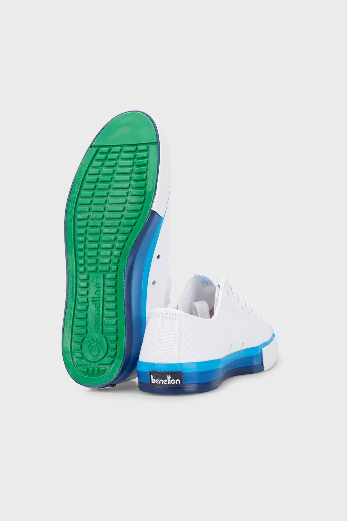 United Colors Of Benetton Sneaker Günlük Spor Erkek Ayakkabı BN-30191 BEYAZ-MAVİ