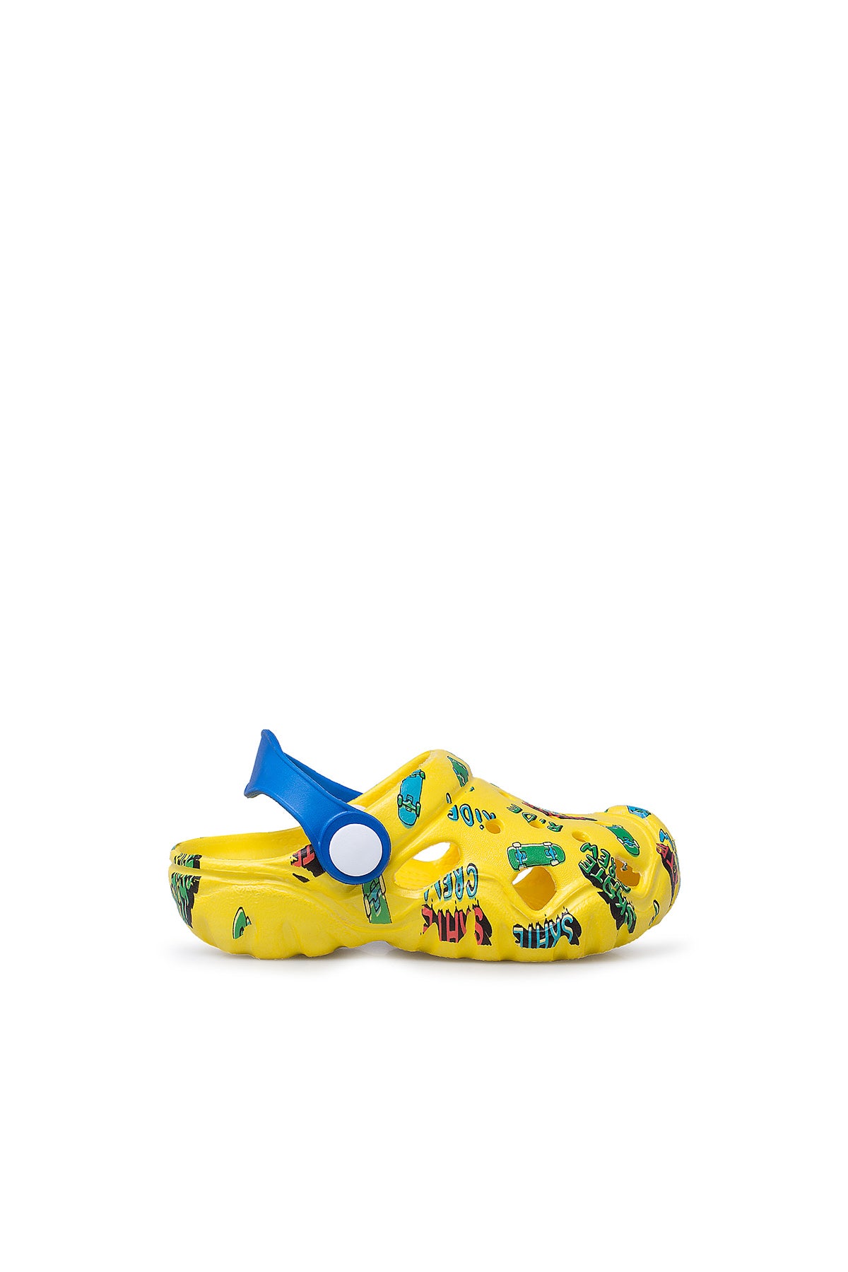 Akınalbella Çocuk Sandalet E400B005 Sarı-Mavi
