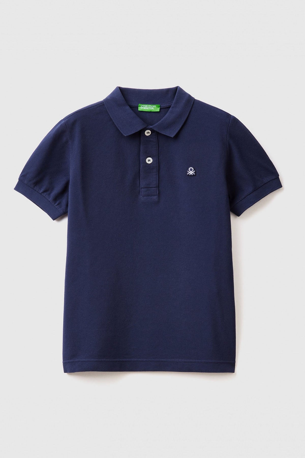 United Colors Of Benetton % 100 Pamuk Erkek Çocuk Polo T Shirt 3089C300Q LACİVERT