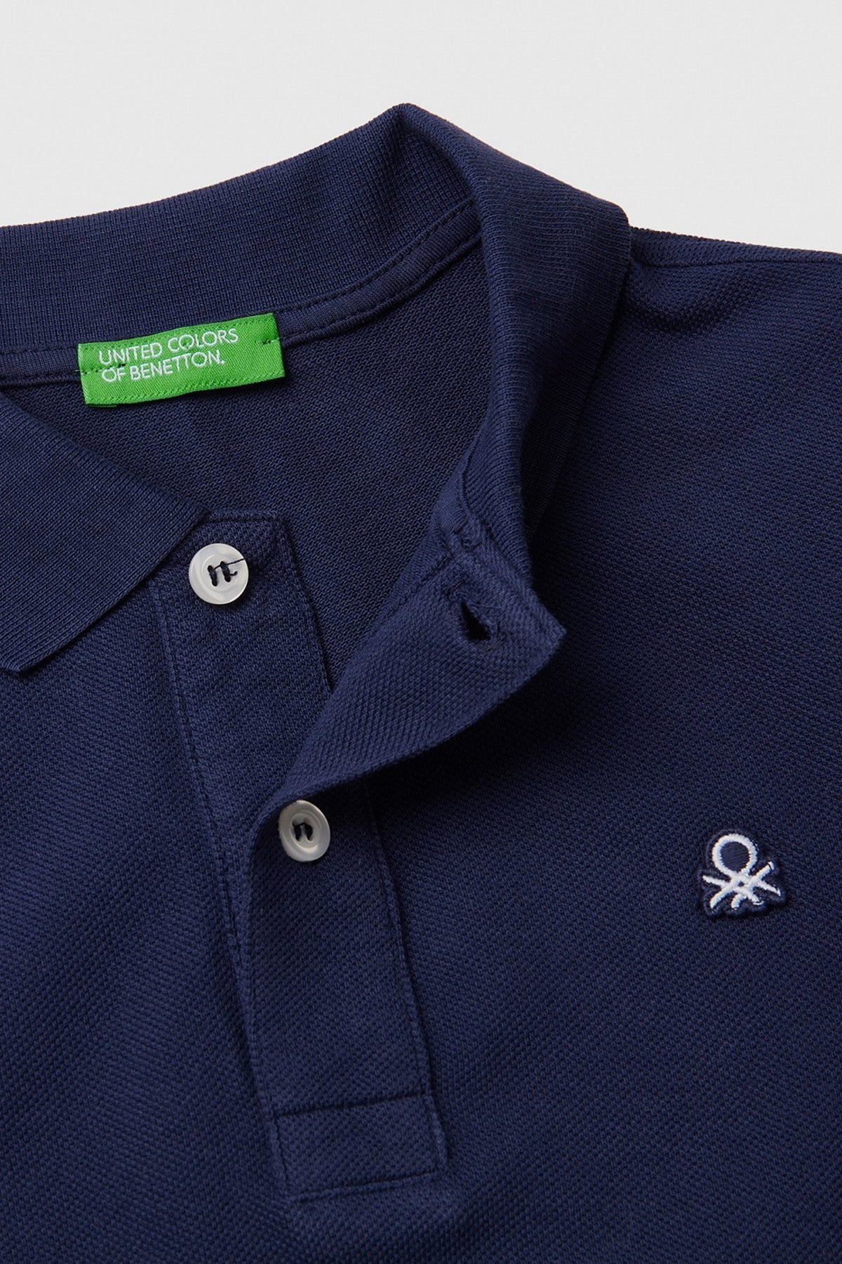 United Colors Of Benetton % 100 Pamuk Erkek Çocuk Polo T Shirt 3089C300Q LACİVERT