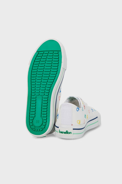 United Colors Of Benetton Sneaker Kız Çocuk Ayakkabı BN-30186 BEYAZ