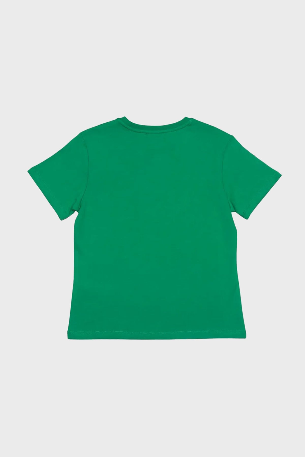 United Colors Of Benetton Baskılı Bisiklet Yaka Kız Çocuk T Shirt BNTG20498 YEŞİL