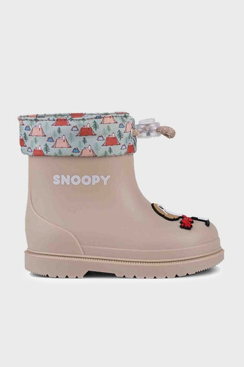 Igor Bimbi Snoopy Kaymaz Taban Su Geçirmez Unisex Çocuk Yağmur Çizmesi W10277 BEJ