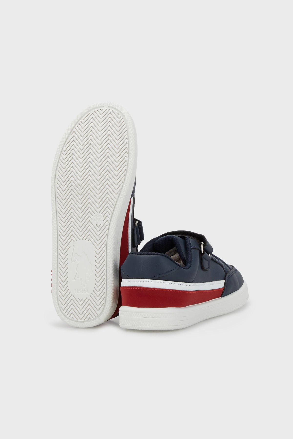 U.S. Polo Assn Cırtlı Sneaker Erkek Çocuk Ayakkabı JAMAL 2PR LACİVERT