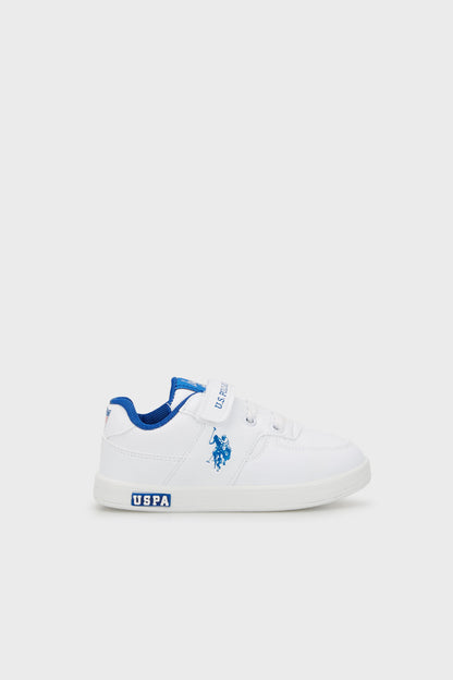 U.S. Polo Assn Cırtlı Sneaker Erkek Çocuk Ayakkabı CAMERON 3FX BEYAZ-MAVİ