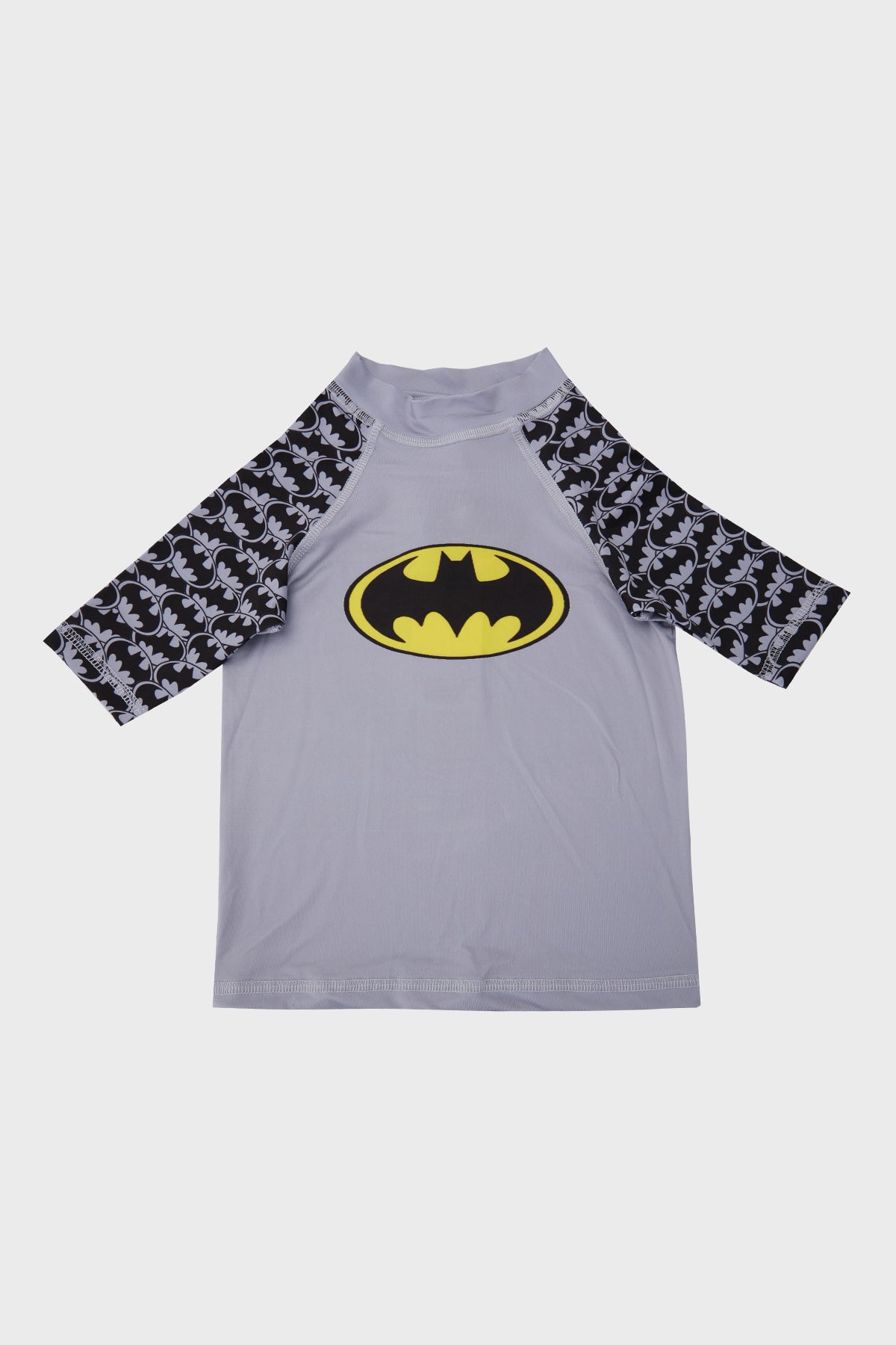Slipstop Bruce Batman Uv Korumalı Mayo Kısa Kollu Erkek Çocuk T Shirt ST21120040 GRİ